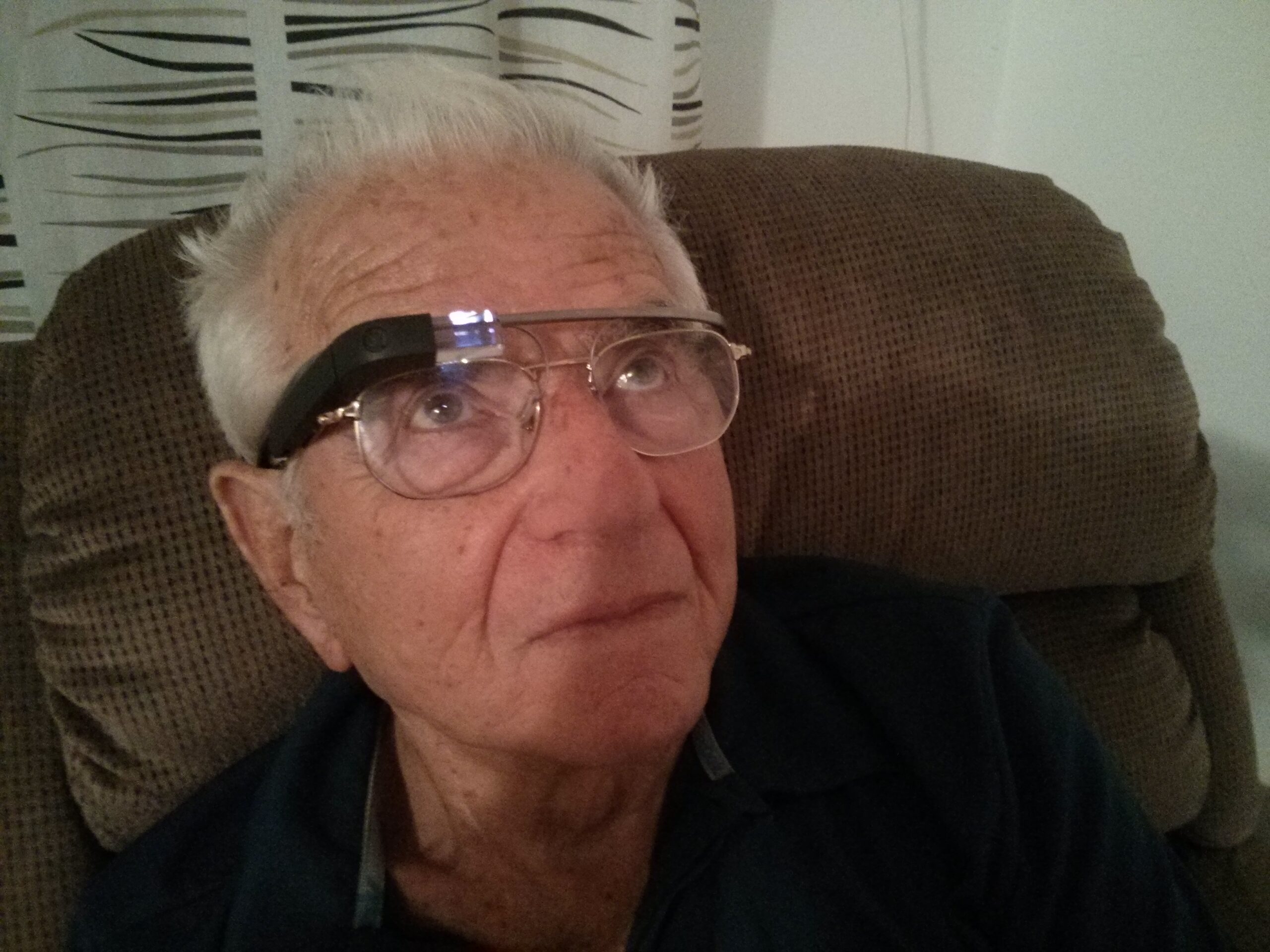 My grandparents #throughglass